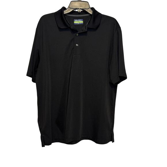 Ben Hogan Other - Ben Hogan Power Air Performance Men's Polo Golf Shirt Ribbed Black Size XL